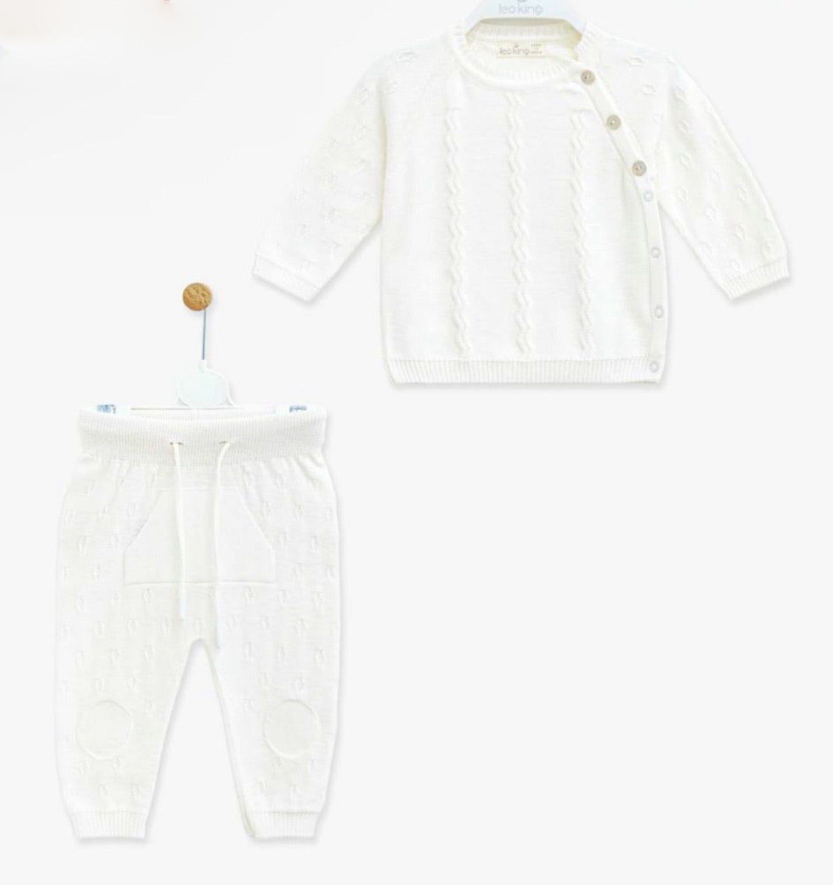 White Button Set