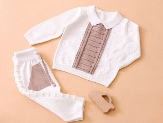 Brown stripe set